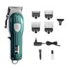 KIKI NEW GAIN NG-116 PLUS Salon Series Professional Cordless Hair Clipper Digital Display 6500 RPM Powerful rotary Motor High Carbon steel 4 Guide Comb Taper Lever Adjustment Runtime: 240 min, Green view 1