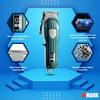 KIKI NEW GAIN NG-116 PLUS Salon Series Professional Cordless Hair Clipper Digital Display 6500 RPM Powerful rotary Motor High Carbon steel 4 Guide Comb Taper Lever Adjustment Runtime: 240 min, Green view 2