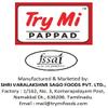 Try Mi Pappad Green Chilli Papad 200 Gram pack of 5 (1kg) - Vadagam * Fryums * Applam * Appalam view 3