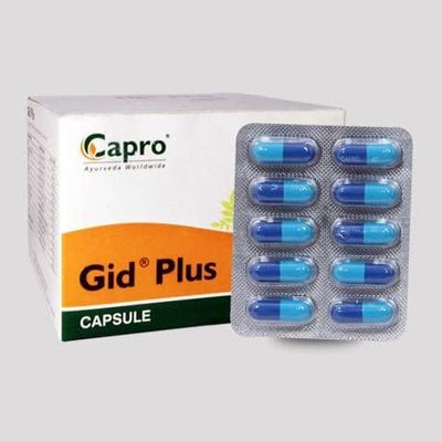 CAPRO - Gid Plus Capsule for Hyperacidity, Gastro-Intestinal Health - 100 Capsules