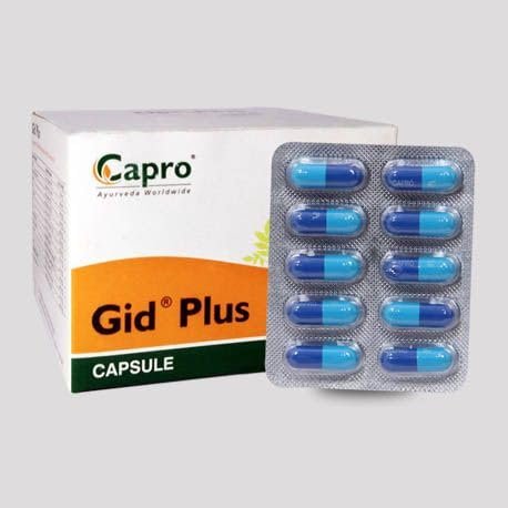 CAPRO - Gid Plus Capsule for Hyperacidity, Gastro-Intestinal Health - 100 Capsules