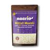 Naario Millet Muesli Sugar Free, High Protein, Fruit and Nuts | Healthy Breakfast Cereal with Coconut, Chocolate, Oats, Almonds, Seeds, Jaggery | Gluten Free - 350g view 1