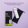 PEESAFE Portable Jet Spray For Travel With Adjustable Nozzle & High Low Spray Mode | Travel-Friendly Handheld Bidet Spray | Travel & Toilet Essentials | Easy To Use | [ Battery Operated ] view 2