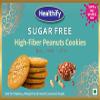 Healthify Peanuts Cookies Sugar Free High Fiber 100% Wholegrain Delicious Cookies No Maida and No Preservatives Baked Healthy Snacks For Diabetic (250 G) view 1