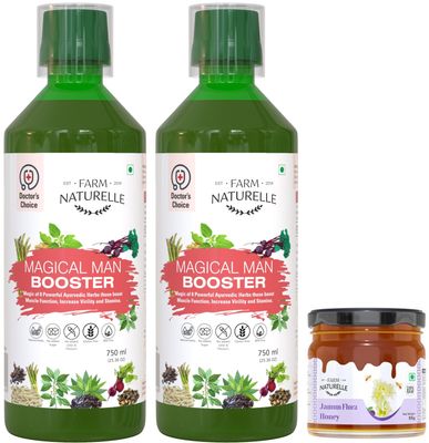 Farm Naturelle - Magical Man Juice 750ml X 2 | Supports Men's Health | Boosts Stamina and Vitality | 30 Day's Pack