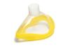 Intersurgical ClearLite anaesthetic face mask, size 3, small adult,colour-yellow, no hook ring, 22F view 1