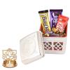 SFU E Com Milkly And Caramel Blast In Desginer Box| Diwali Chocolate Gift | Premium Diwali Ganesh Jee Shadow Idol with Chocolate Hamper | Chocolate Gift Hamper | 1282 view 1