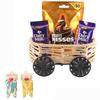 SFU E Com Premiuim Heresy Kisses Almond Chocolate With Rich Thread Cycle Desgin| Diwali Chocolate Gift | Premium Diwali Elephant Diya with Chocolate Hamper | Chocolate Gift Hamper | 1310 view 1