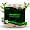 Beco- 2 Ply Kitchen Towel Rolls | 360 Pull (60 pulls x 6 roll) | Super Absorbent |100% Ecofriendly- Pure Bamboo Pulp | Chemical Free Paper Tissue| Pack of 6 view 1