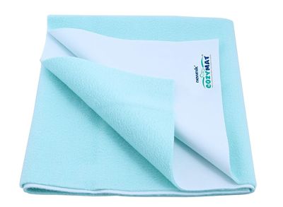 Reusable Underpad Washable Incontinence Bed Pad Overnight Sheet (Seagreen, Double Bed (200cm x 260cm))