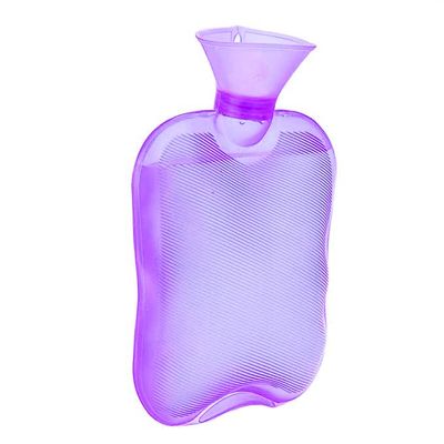 Dr. Friend Transparent Leak-Proof Hot Water PVC Bag for Pain Relief Therapy Non-Electric Water Bag for Back Pain, Joint Pain, Abdominal Pain, Period Cramps | Purple
