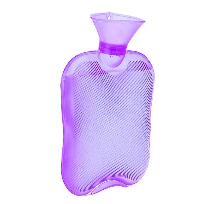 Dr. Friend Transparent Leak-Proof Hot Water PVC Bag for Pain Relief Therapy Non-Electric Water Bag for Back Pain, Joint Pain, Abdominal Pain, Period Cramps | Purple