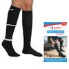 EZYFIT Medical Grade Travel Flight Socks | Graduated Compression 18-21 mmHg at Ankle | Ideal for Long Hour Journeys on Plane as Well as Car and Bus | For Men and Women (Small) view 1