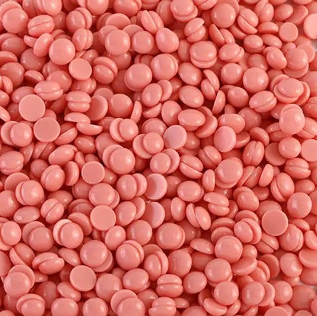 Hard Wax Beads, 100 Gram Wax Beans for Hair Removal Full Body Brazilian Bikini, Eyebrows, Legs, Lips, Women & Men, Home Wax Beads for Sensitive Skin (ROSE)