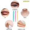 VOIISH Eyebrow and Face Razor - Instant & Painless Hair Removal for Eyebrows, Upper Lip, Chin, Peach Fuzz | Stainless Steel Blade & Firm Grip - Pack of 3 (Color May Vary) view 2