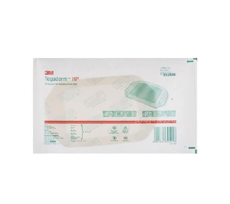 2025 Tegadem 8526 IN Transparent Film Dressing, Frame Style, 10cm x 12cm (Pack of 2)