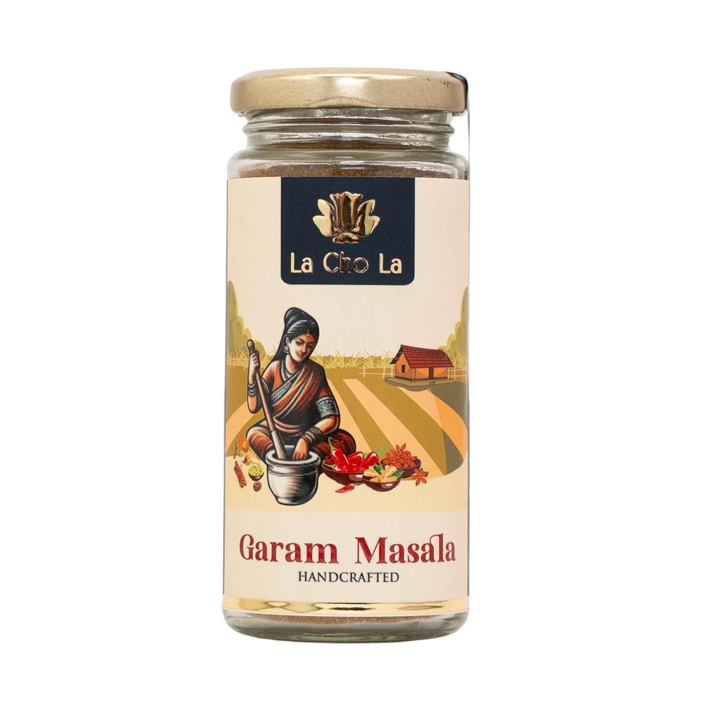 LACHOLA Garam masala | Hand Crafted | Authentic Indian Flavors | 100 Gms | Glass Jar (PACK OF 1)