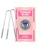 Bague Tongue Scraper for Adults Stainless steel for Managing Oral Health Reduces Bad Breath Supports Digestive Health Comfortable & Flexible Handle Easy & Safe to Use pack of 2 view 1