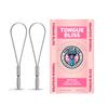 Bague Stainless Steel Tongue Scrubber loop for Managing Oral Health Reduces Bad Breath Supports Digestive Health Comfortable & Flexible Handle Easy & Safe to Use pack of 2 view 1