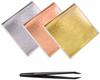 A.K Gold Leaf Sheets, 300 Sheet, 8 by 8,cm Gilding A Gold Foil for Gilding, Resin Art, Decoration Crafting, Paintings, Arts Crafts, Nail Deco,Furniture, Size [ 3.14 ''' 3.35] inches (Muticolours) view 1