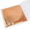 A.K Gold Leaf Sheets, 20 Sheet, 14 by 14,cm Gilding Rose Gold Foil for Gilding, Resin Art, Decoration Crafting, Paintings, Arts Crafts, Nail Deco,Furniture, Size [ 5.5 ''' 5.5] inches (Rose Gold) view 1