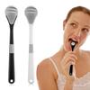 HANNEA Tongue Cleaner Adults, 2Pcs Silicone Tongue Scraper Soft Tounge Cleaner Helps Fight Bad Breath Tough Cleaner Fan Shape Tung Cleaner Tongue Brush for baby, Kids, Women, Men view 1