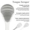 HANNEA Tongue Cleaner Adults, 2Pcs Silicone Tongue Scraper Soft Tounge Cleaner Helps Fight Bad Breath Tough Cleaner Fan Shape Tung Cleaner Tongue Brush for baby, Kids, Women, Men view 4