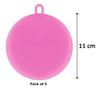 Attachh Silicone Scrubber Sponge Silicone Dish Sponge Reusable Kitchen Scrubbing Cleaning Sponge Soft Dish Scrubber for Dishes Pack of 5 view 3