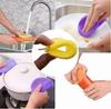 Attachh Silicone Scrubber Sponge Silicone Dish Sponge Reusable Kitchen Scrubbing Cleaning Sponge Soft Dish Scrubber for Dishes Pack of 5 view 4