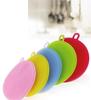 Attachh Silicone Dish Scrubber, Silicone Sponge Dish Brush Food Grade Bpa Free Reusable Rubber Sponges for Kitchen Dishes Fruits Vegetables Pack of 5 view 2