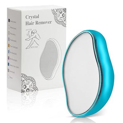 Crystal Hair Remover for Women and Men crystal hair remover eraser removal stone for women men painless body magic epilator smooth remove (Pack of 1 - Multicolor)