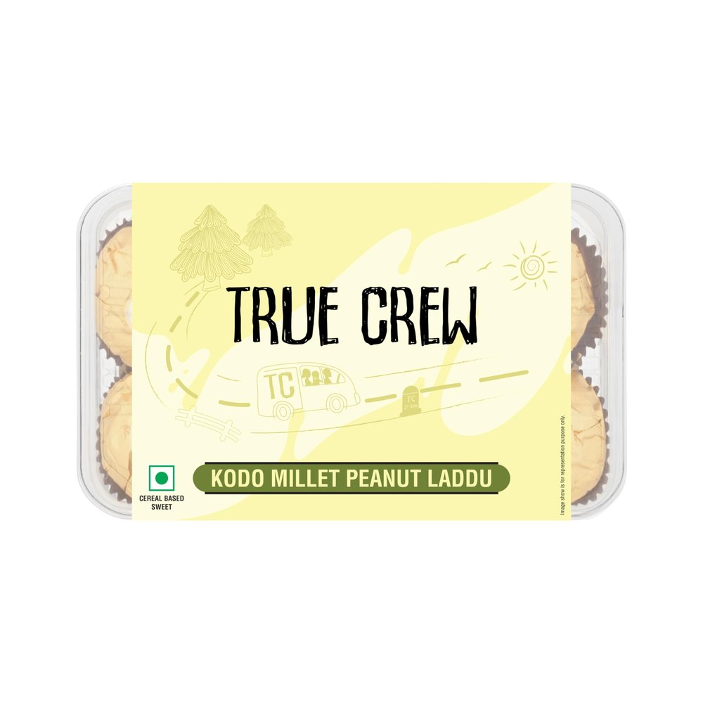 True Crew - Kodo Millet Peanut Laddu, by Sri Sri Tattva | 180 g