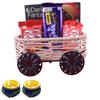SFU E Com Amazing Crackle With Loaded Kitkat Chocolate Hamper| Diwali Chocolate Gift | Premium Diwali Chocolate With 2 Pieces Matki Diya Hamper | Chocolate Gift Hamper | 1486 view 1