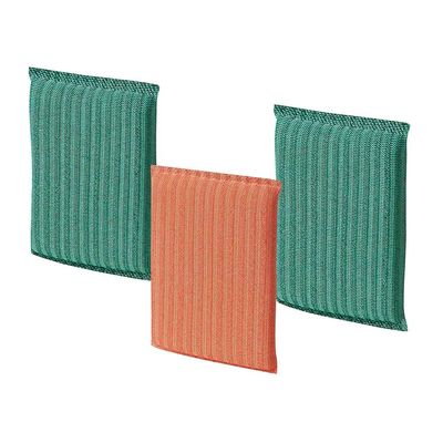 Bhuma 3 Pc's Non-Scratch Multi Colour Kitchen Utensil Scrubber Pad, Multi-Use & Foam Pad Sponge Scourer for Dish, Utensils All Type Washing, Heavy Duty Standard (16mm Thick)