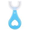 Anasis Toothbrush for Kids with U Shaped Silicone Brush Head for 360 Degree Cleaning Suitable For 2-6 Years, Manual, Heart Design, Multicolor (1) view 1
