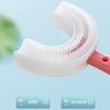 Anasis Toothbrush for Kids with U Shaped Silicone Brush Head for 360 Degree Cleaning Suitable For 2-6 Years, Manual, Heart Design, Multicolor (1) view 2