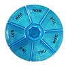 Aktive Life Round Portable Pill Medicine Organiser Reminder Storage Box for 7 Days (Pack of 3) view 2