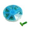 Aktive Life Round Portable Pill Medicine Organiser Reminder Storage Box for 7 Days (Pack of 3) view 4