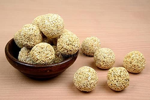 SVE Best Falhari Rajgira Laddo| Jaggery Laddu | Cholai Ladoo (Sweet & Ready to eat Food) Pack of (2 KG)