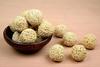 SVE Best Falhari Rajgira Laddo| Jaggery Laddu | Cholai Ladoo (Sweet & Ready to eat Food) Pack of (2 KG) view 1