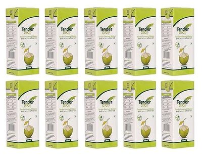 Tender COCO 100% Natural Tender Coconut Water, Tetra Pack 200ml (Pack of 20)