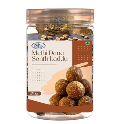 Badrika Laddu | Contains Cow-Ghee | No Flavours or Preservatives added (Methi Dana and Sonth Laddu, 250g)