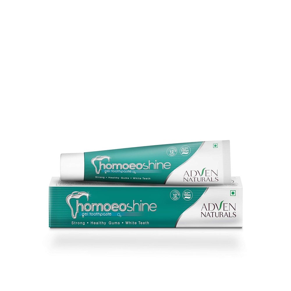 Adven Naturals HOMOEOSHINE TOOTHPASTE GEL Combo pack(6 Pcs) By Yurve