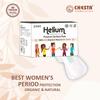 CHESTA FORMULATION New Premium Helium Organic Soft Cotton Pad XL-46 Pads + XXL-40 Pads Bamboo Fibre Sanitary Pads 4 Box Pack| Regular & Heavy Flow Pads Pure Cotton 100% Rash-Free-Periods view 3