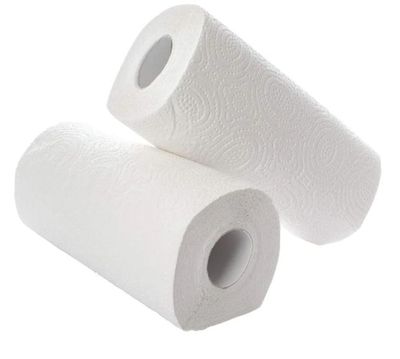 Magic Providers Highly Absorbent Strong Thick 4 Ply Kitchen Tissue Paper Roll | Towel Paper Roll | Big Size | Strong & Thick - 1 Rolls (65 Pulls Per Roll) Size 20 * 20cm