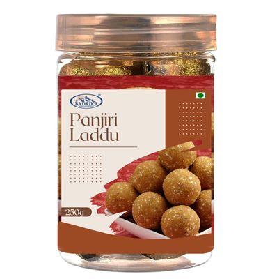 Badrika Laddu | Contains Cow-Ghee | No Flavours or Preservatives added (Panjiri Laddu, 250g)