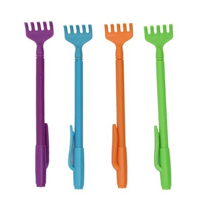 1Pc Random Color Portable Extendable Telescopic Plastic Back Scratchers Hand Massager Back Itching Scalp Scratchers Massager,Hand Massage Tool for Back Massagers Men and Women Massage Equipment