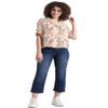 ONLY Women Printed Viscose Brown Shirt view 1