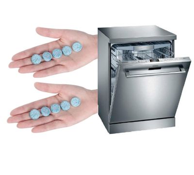 CNT 5 LTR Dishwasher Rinse Aid, Shine & Dry tablet 10 pcs in 1 pack upto 400 washes (Pack of 10 = 5 LTR)