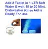 CNT 5 LTR Dishwasher Rinse Aid, Shine & Dry tablet 10 pcs in 1 pack upto 400 washes (Pack of 10 = 5 LTR) view 3